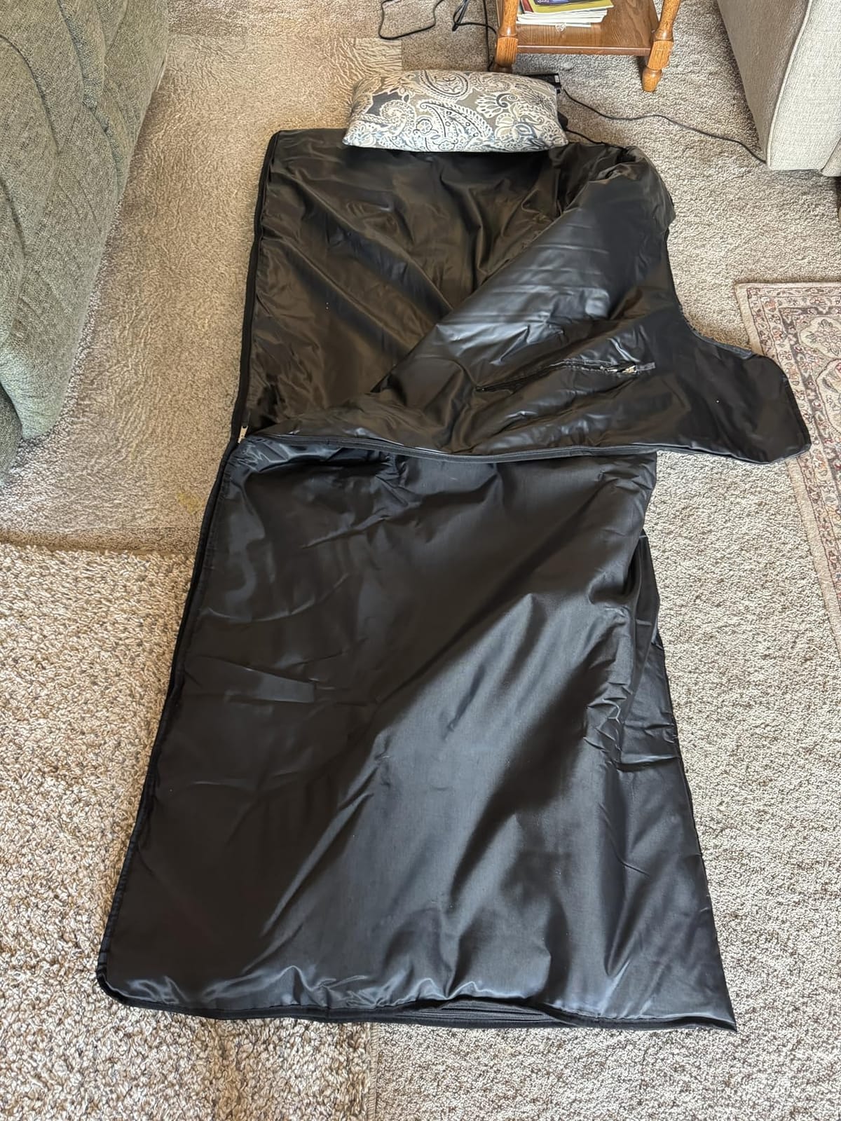 noerishia Sauna Blanket for Relaxation and Detox, Versatile Full Body Heating Wrap customer photo 1