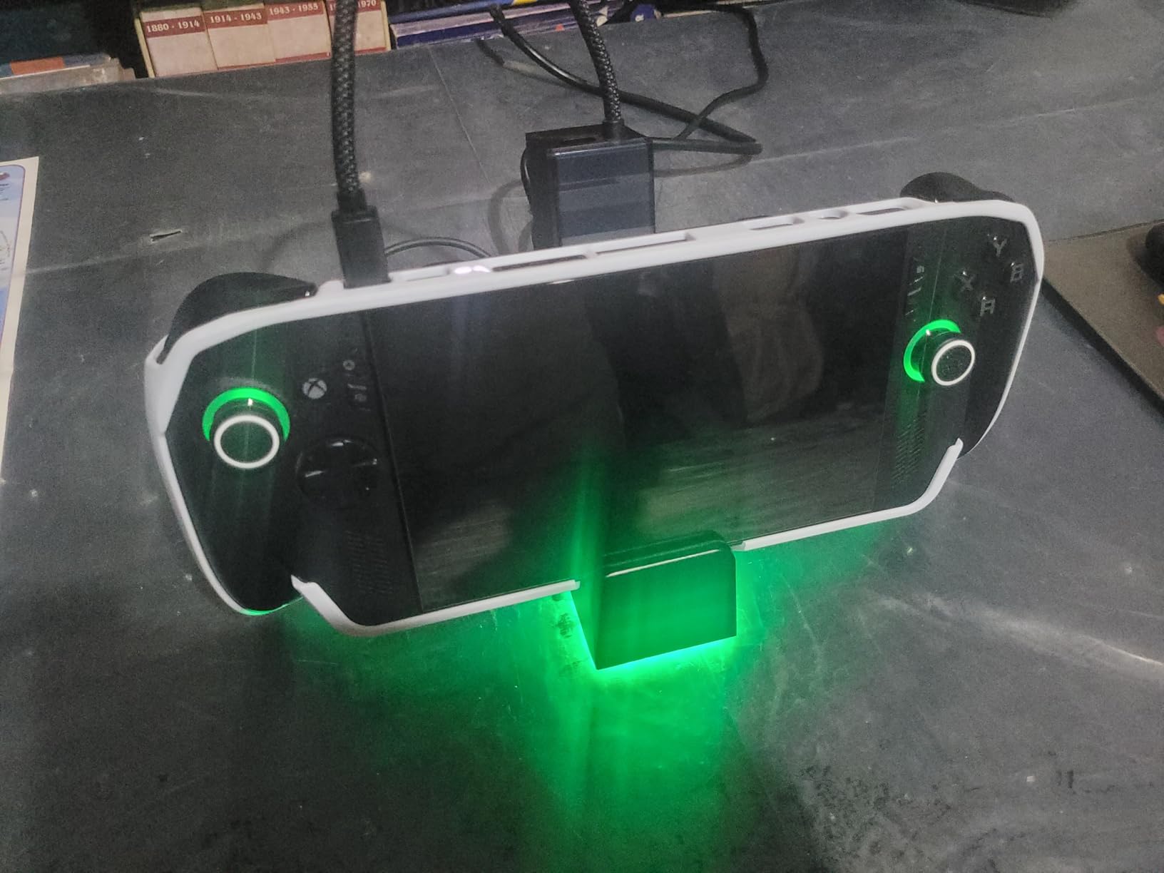 JSAUX Docking Station for ROG Ally X/ROG Ally/Steam Deck/Legion Go, 7-in-1 ROG Ally X Dock with RGB Cooling Fan, HDMI 4K@120Hz, Gigabit Ethernet, Dual USB & USB C 3.0, 100W PD Charging - HB0705 customer photo 2