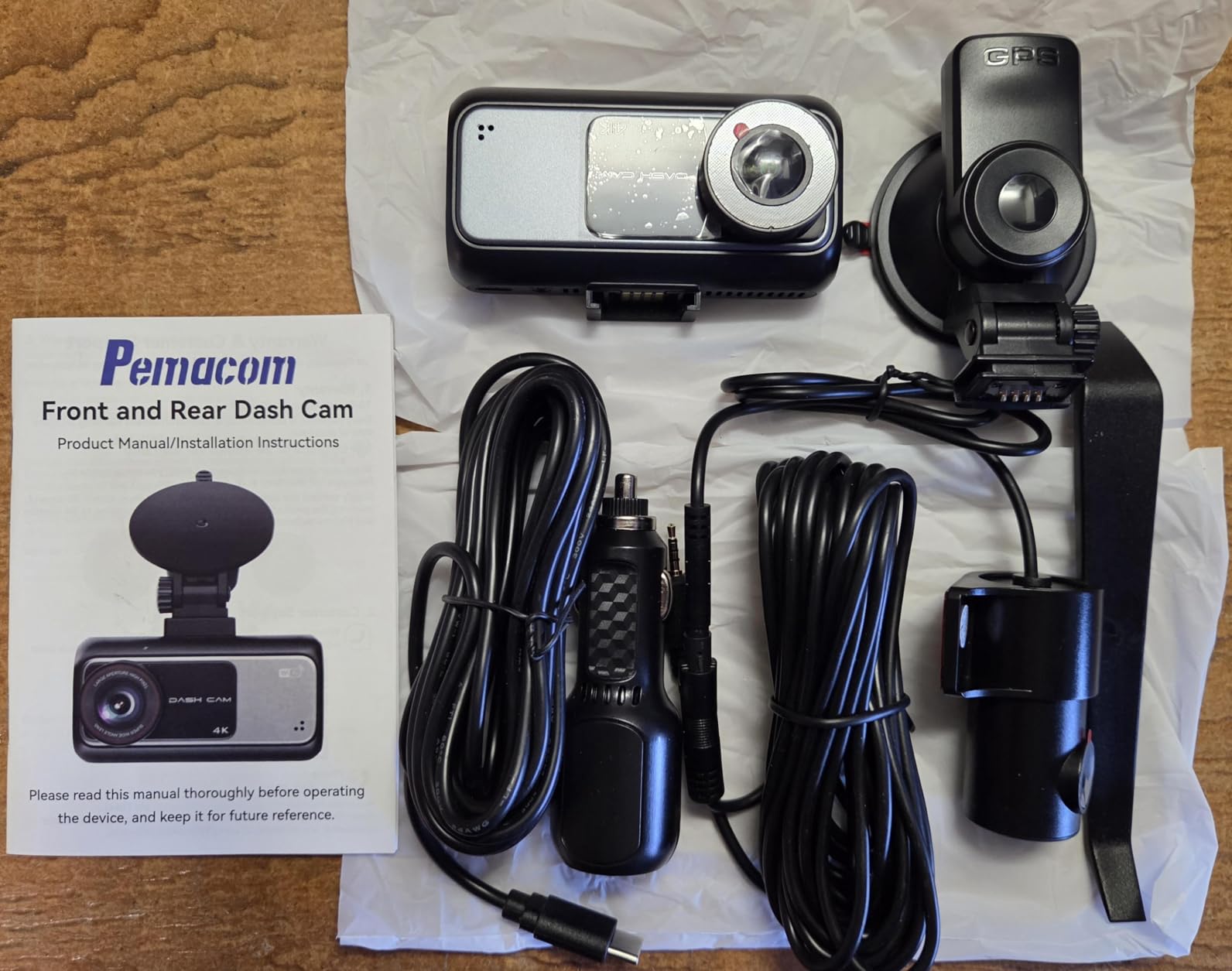 15-Min Easy to Install Dash Cam: Dual Camera with Night Vision for Truck | 4K Front and 2K Rear Picture Clear Captures Pickup Trucks License Plates - 72H Parking Monitoring GPS WiFi for Daily Commute customer photo 2