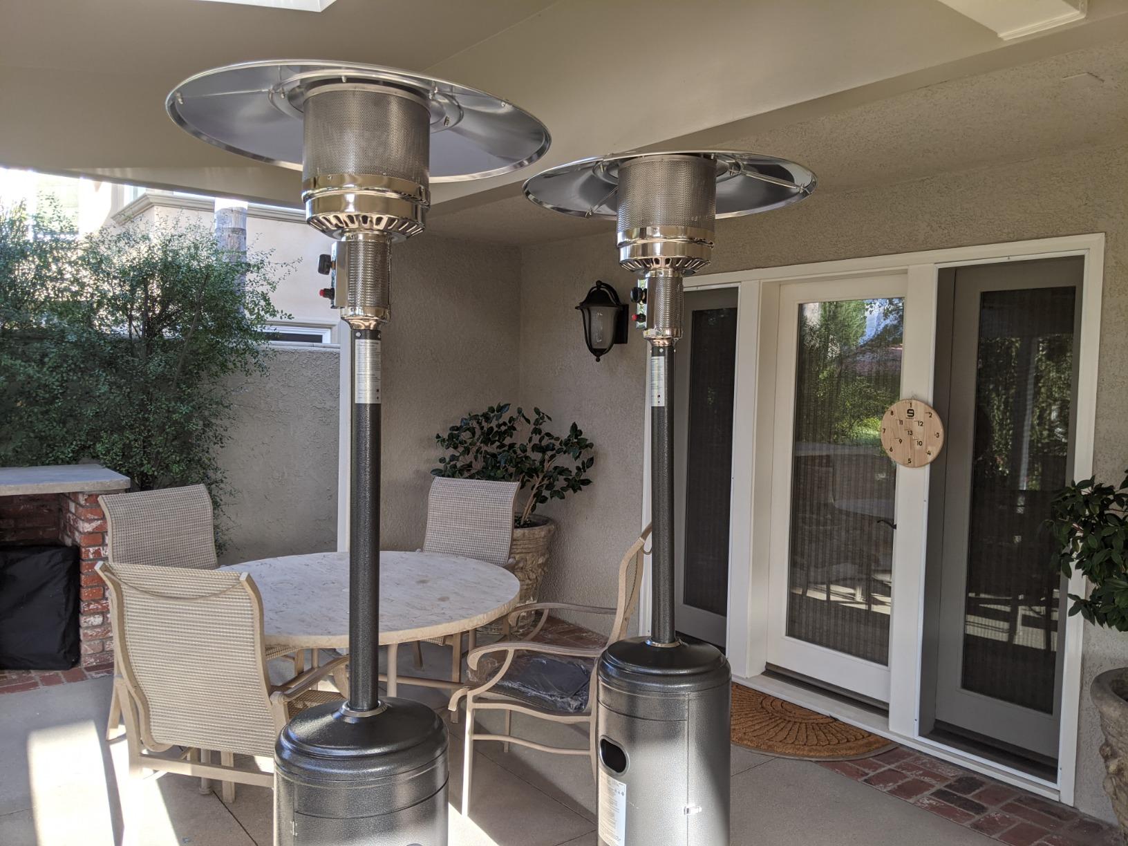Pamapic 50,000 BTU Outdoor Heaters for Patio with Round Table Design, Premium 304 Stainless Steel Burner, Triple Protection System Propane Patio Heater for Porch Garden, Residential & Commercial Use customer photo 2