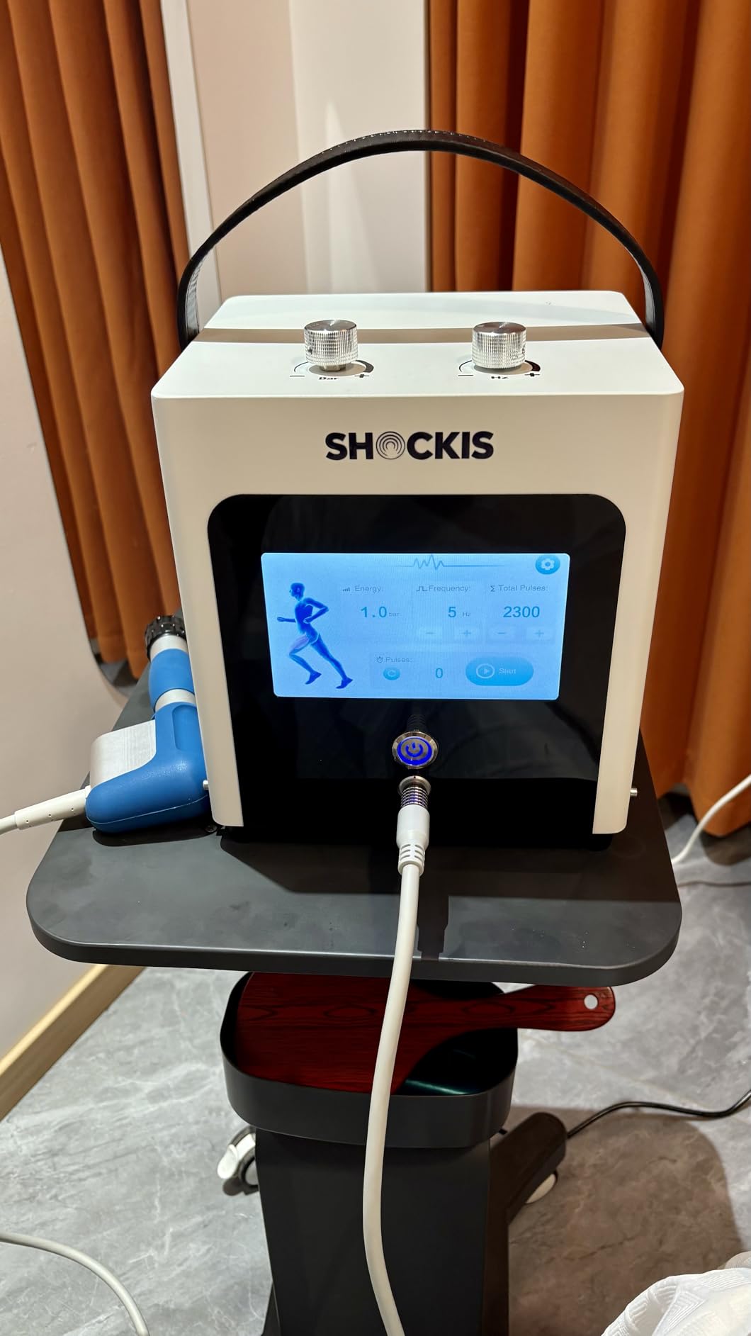 Portable Shockwave Therapy Machine FSA/HSA ESTW Machine Pain Relief Device | Clinical Grade, Joint/Muscle/Hip Pain Relief, FSA/HSA Eligible, Non-Invasive Shockwave Therapy customer photo 1