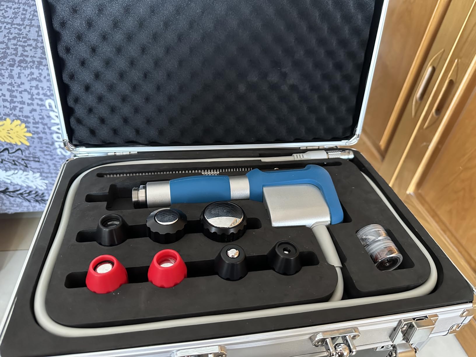 Portable Shockwave Therapy Machine FSA/HSA ESTW Machine Pain Relief Device | Clinical Grade, Joint/Muscle/Hip Pain Relief, FSA/HSA Eligible, Non-Invasive Shockwave Therapy customer photo 2