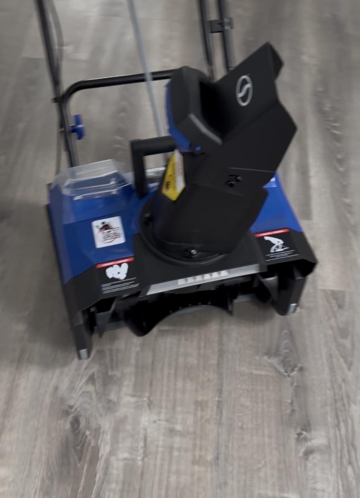 Snow Joe IONMAX 48V Cordless Electric Snow Blower Machine, 24V-X2-SB18-GO | 18 Inch, Powered Single-Stage Thrower with LED Light and Wheels for Driveway Clearing customer photo 2