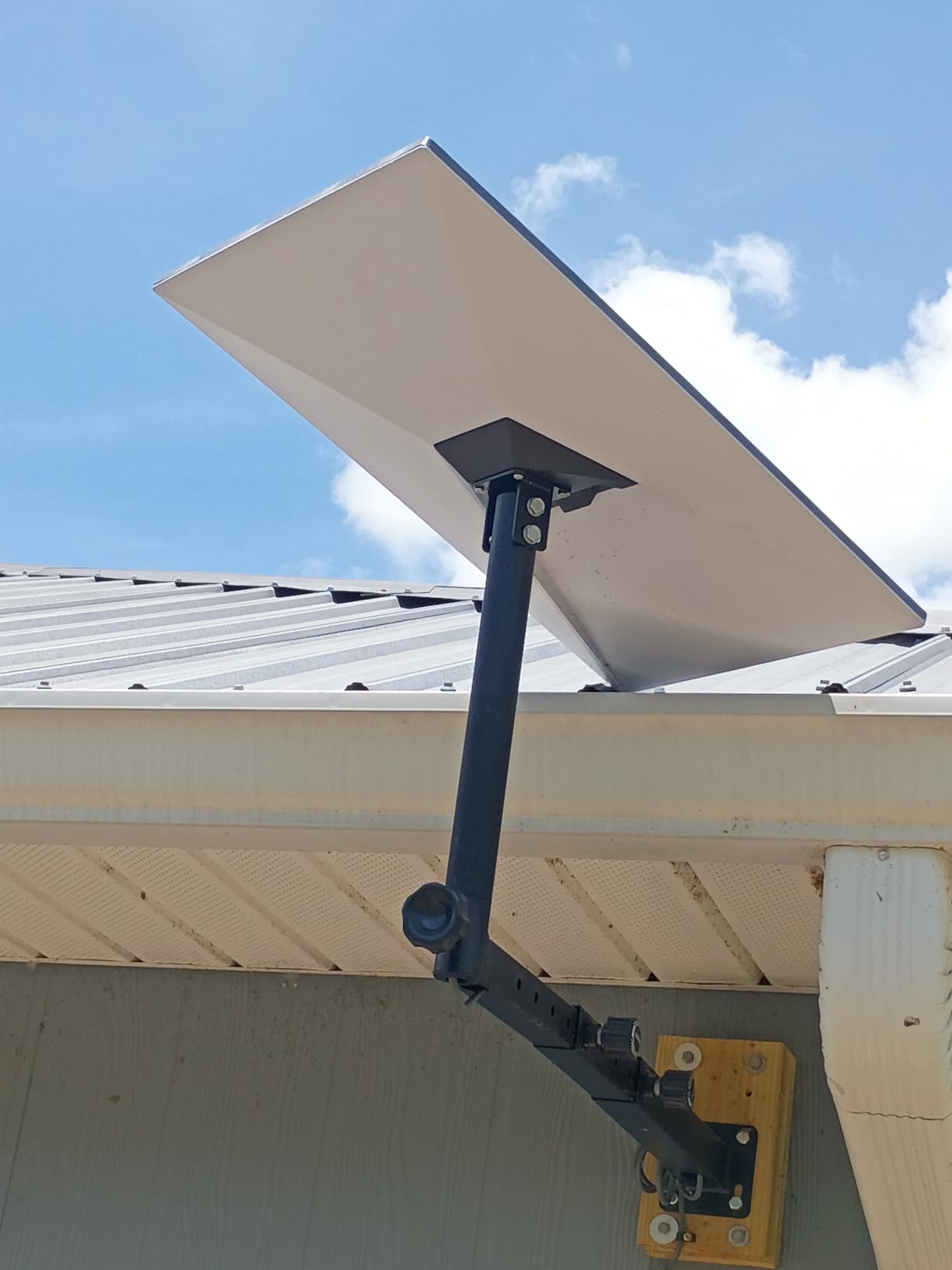 Extension-Type Starlink Gen 3 Mount with Adapter, Heavy Duty Starlink Long Wall Mount, Adjustable Mounting Kit for Starlink Gen 3 Internet Kit Satellite customer photo 1