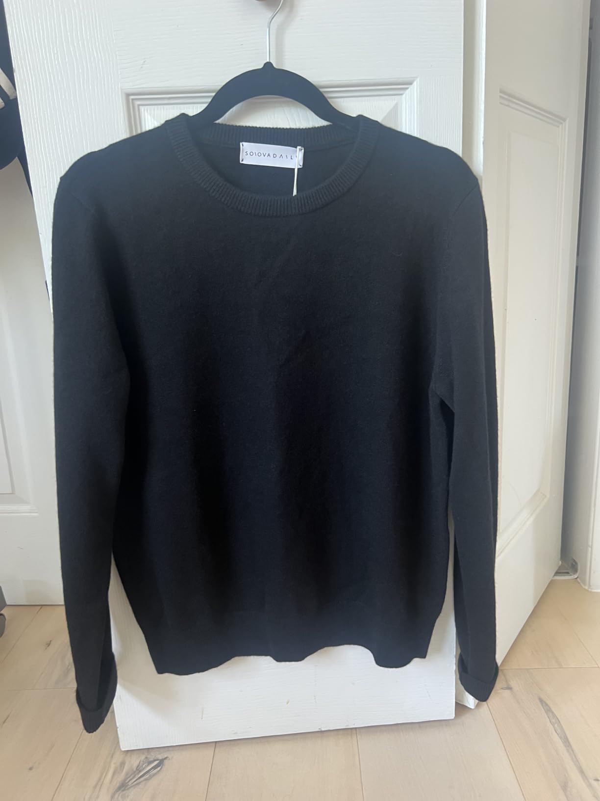 Women's Daily Cashmere Sweater - 100% Pure Cashmere Crew Neck Pullover, Soft Lightweight Knit customer photo 1