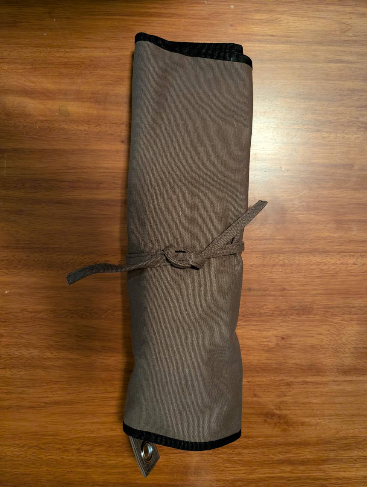 VRUIFA Chef's Knife Roll Bag, Portable Canvas Cases, Chef Bag With 5 Slots Pockets Can Hold Kitchen Knife Tools Up To 15 Inch customer photo 1