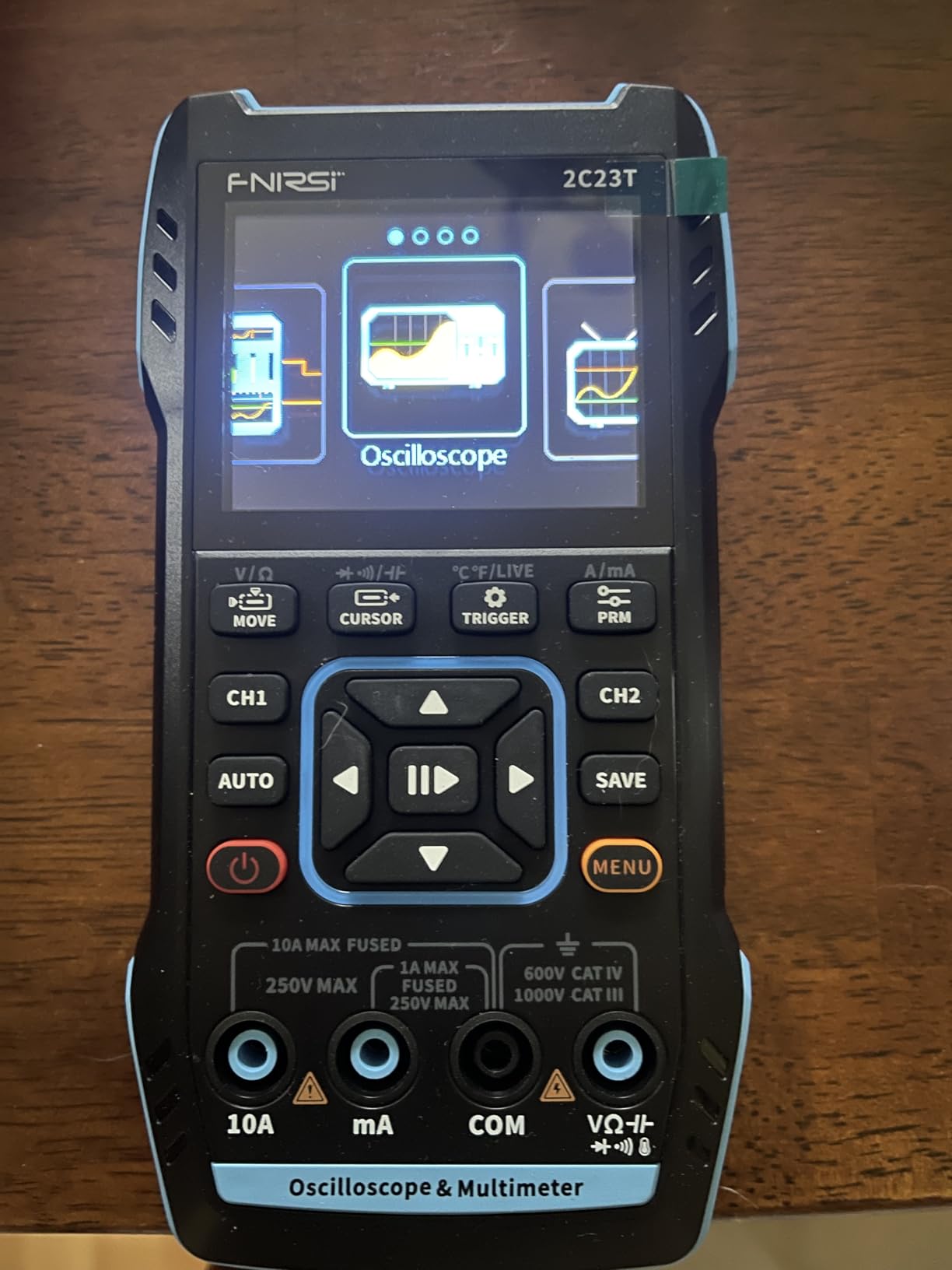 BTMETER Mini Handheld Digital Oscilloscope - 250 kHz Bandwidth, 2.5 MSa/s Sampling, 2.8