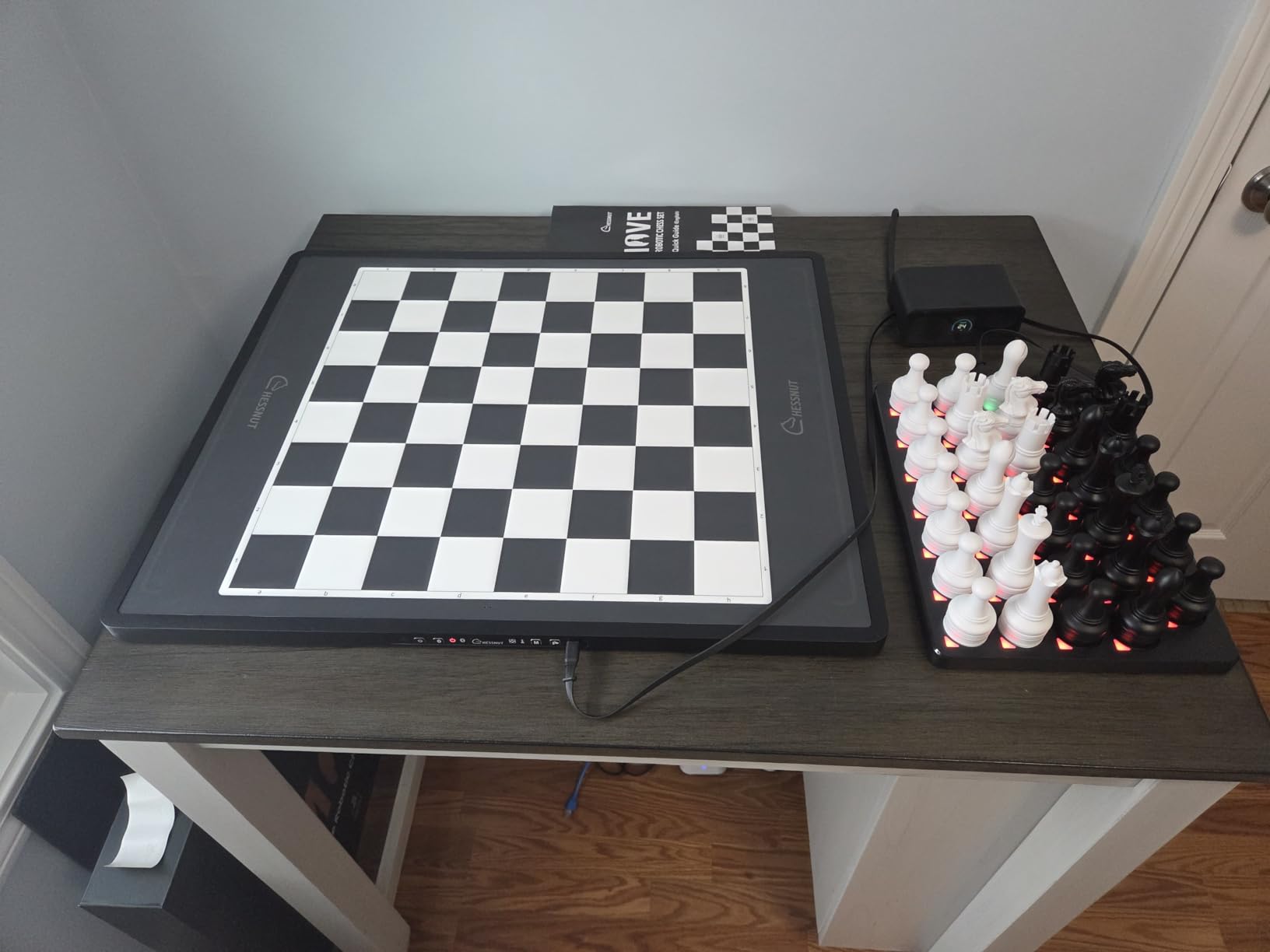 Chessnut Move - Robotic Chessboard with Plastic Pieces, Self-Moving Pieces Simultaneously, Full Piece Recognition, Built-in Chess Engine, Voice Control & Video Integration customer photo 1