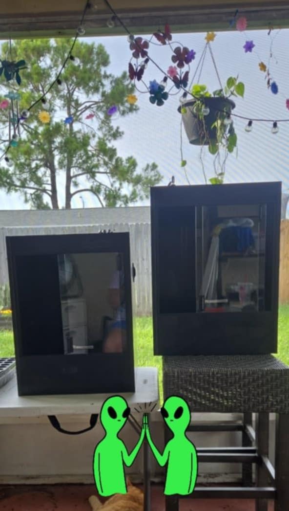 65 Gallon PVC Tall Reptile Terrarium, 24x18x36 Arboreal Enclosure | Vertical Habitat with Sliding Door & Heavy Duty Screen Top, Ideal for Crested Gecko, Chameleon, Lizards and Tropical Reptiles customer photo 1