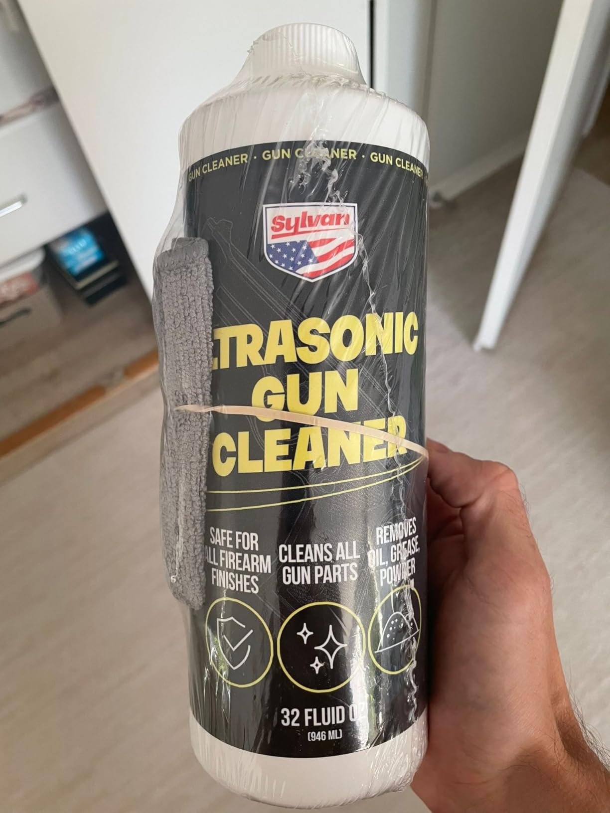 1 Gal. Ultrasonic Gun Cleaner Solution Concentrate | Makes 200 Gal | Made in The USA | Gun Parts Cleaner for All Ultrasonic Machines | Highly Concentrated Firearm Cleaning Liquid customer photo 2