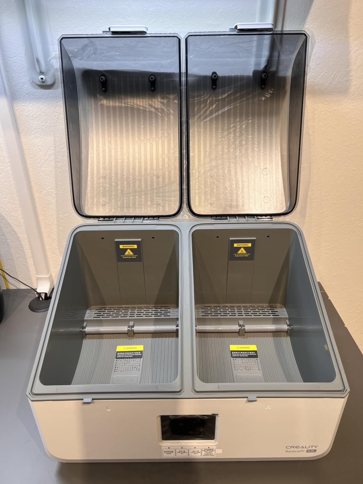Creality Filament Dryer Box 4 Spools, Space Pi X4L Filament Storage Box, Max 85°C Temperature, Dual Independent Heating Chambers & Fan, Rapid Drying for PLA,PETG,TPU,ABS,PET,PC,ASA,PA,PAHT customer photo 1