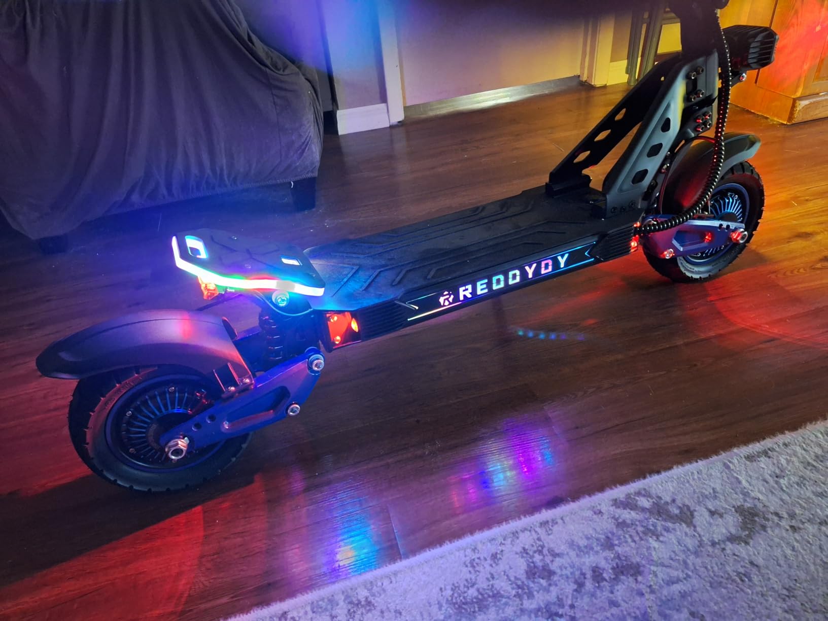 YING LU 3600W Dual Motor Off-Road Electric Scooter for Adults, 45MPH All-Terrain Electric Scooter, Foldable Design with Adjustable Handlebars, 60V 18.2AH Long-Range E Scooter customer photo 1
