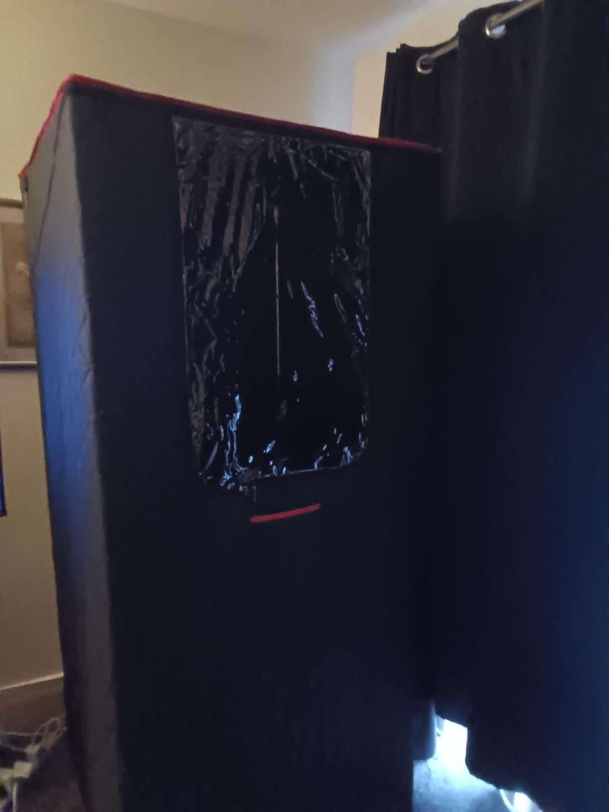 Manastin Upgraded Portable Steam Sauna for Home,Jet Black | Sauna Tent with 3L/1200W Steamer, XL Foldable and Remote Control, 99-Min Timer & 15 Power Levels, 2.6' x 2.6' x 5.9' customer photo 2