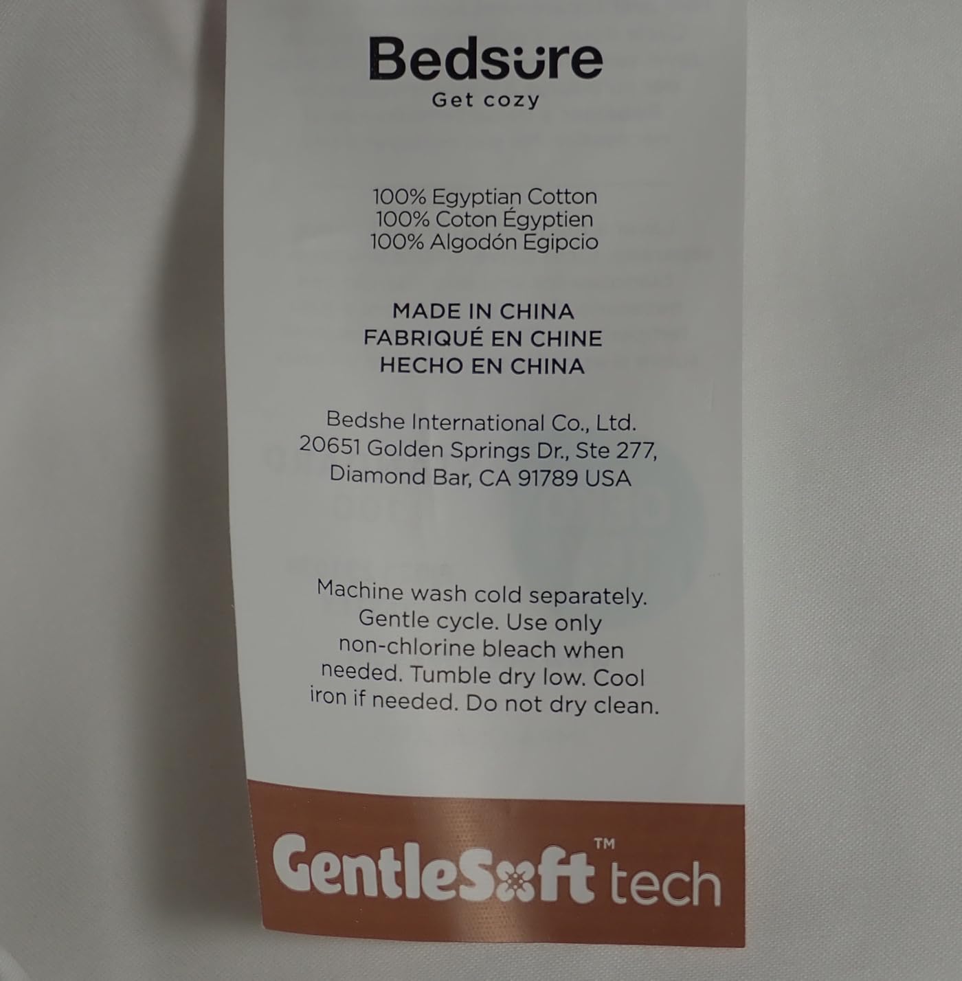 Bedsure PureWoven 100% Giza Egyptian Cotton Duvet Cover, Queen customer photo 2