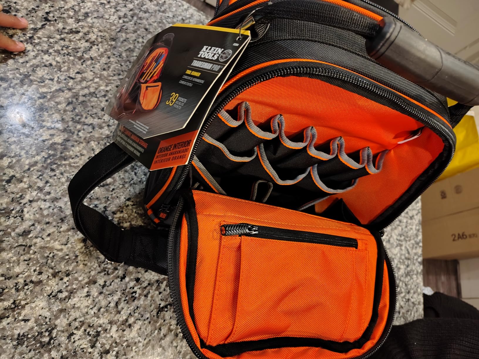 Klein Tools 62804 Tool Runner Tool Bag Organizer, 39 Pockets, Opens Both Sides customer photo 2