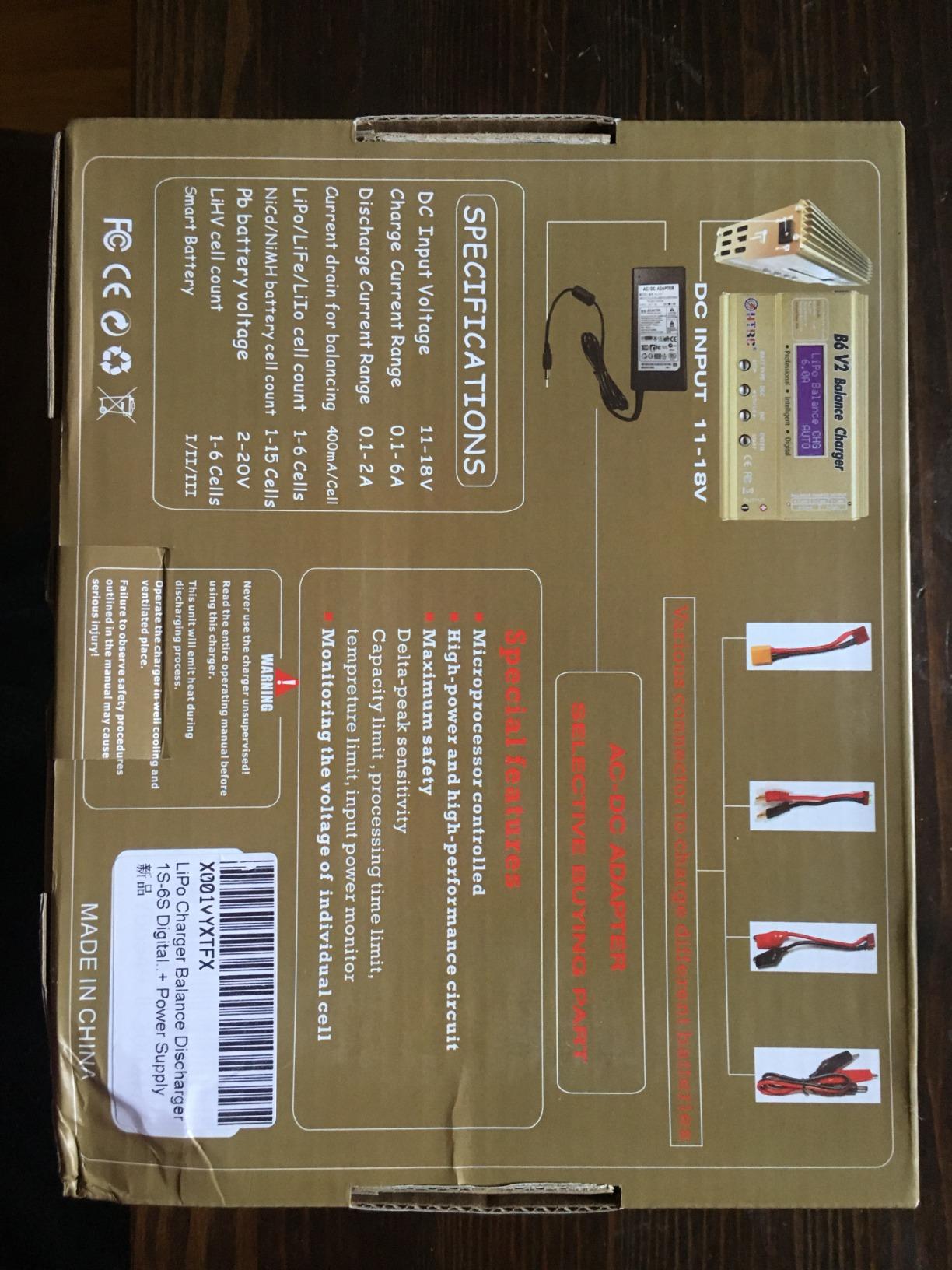 LiPo Battery Charger, 80W 6A Balance Fast Battery Charger for RC Toy Model customer photo 1