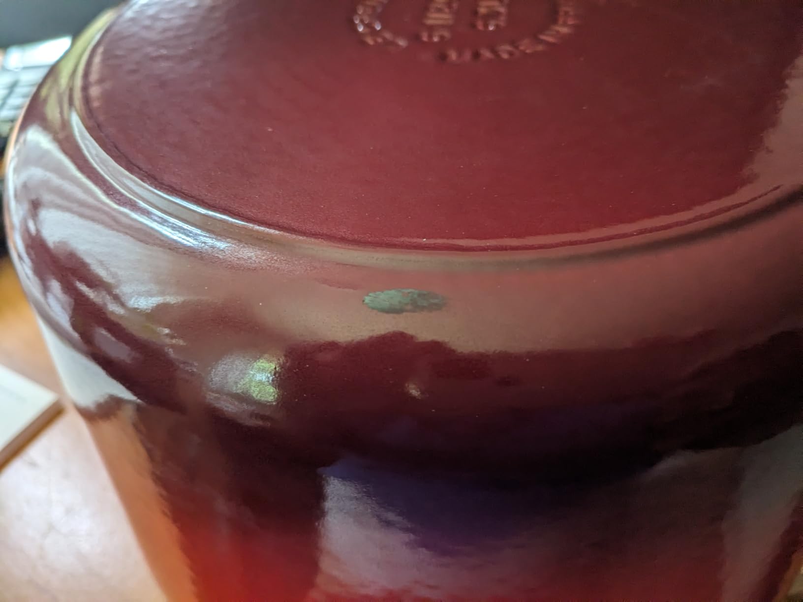 Le Creuset Enameled Cast Iron Signature Deep Round Oven, 6.5 qt., Sea Salt customer photo 2