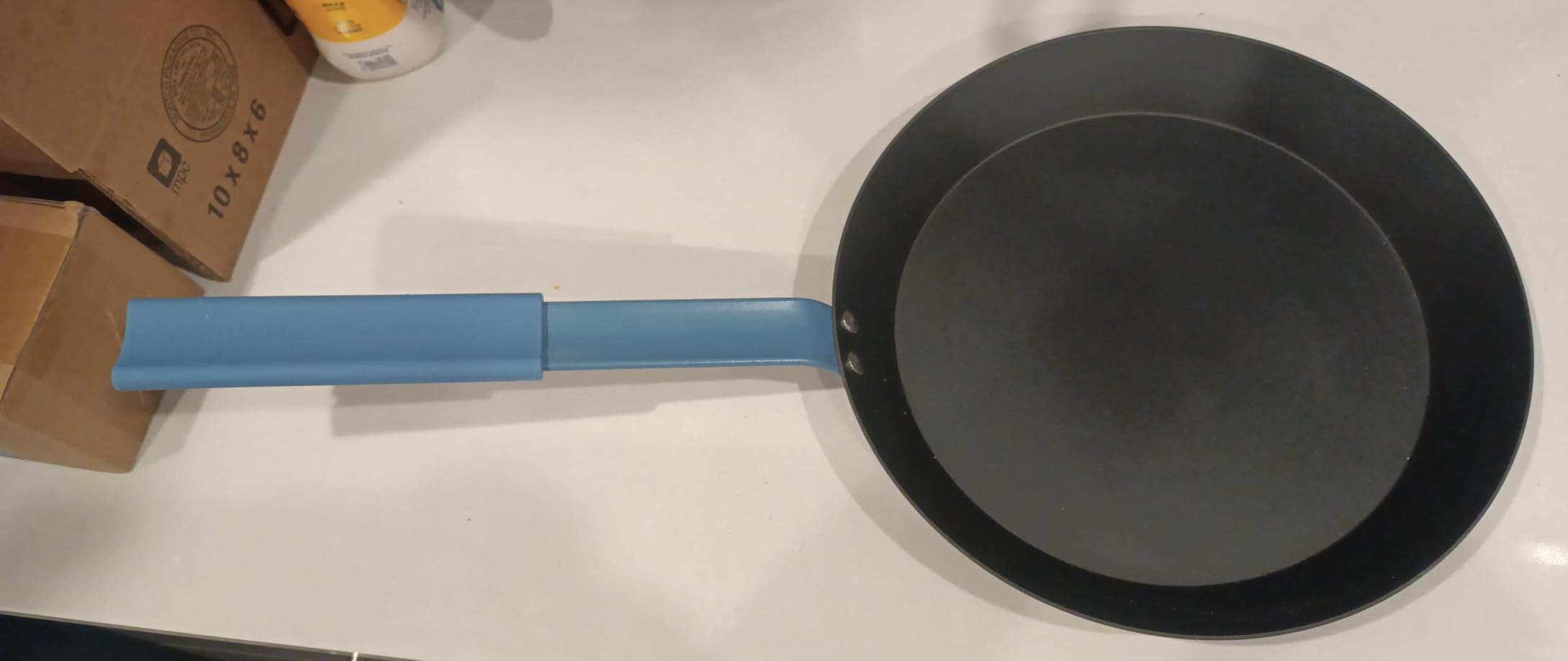 Carbon Steel Frying Pan Set, 8 10 12 Inch Nitrided Skillets | Complete Size Range for Everyday Cooking; Preseasoned Surface Develops Natural Patina without Coatings customer photo 2
