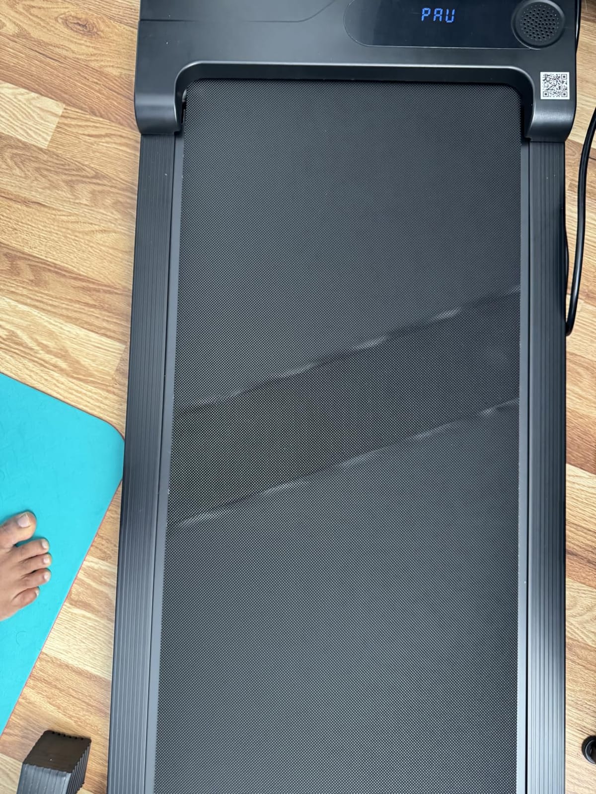 Walking Pad Treadmill for Home - Under Desk Treadmills Portable Mini Compact Walk Pads for Small Spaces Office Indoor Apartment Floor Flat Running Machine with Remote Quiet Lightweight customer photo 1