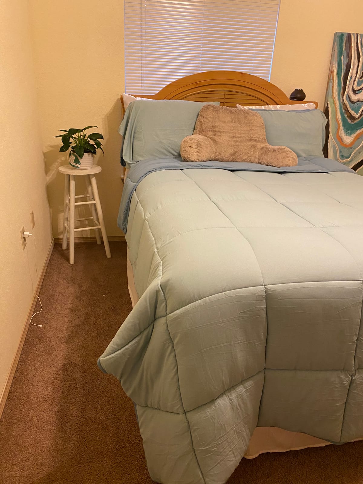 APSMILE Goose Feather Down Fibers Comforter Queen Size, 90x90 Inch | Organic Cotton Duvet Insert, All Season Warmth, Baffle Box, Quill-Free Soft Fluffy Hotel Bed Comforter, Ivory White customer photo 2
