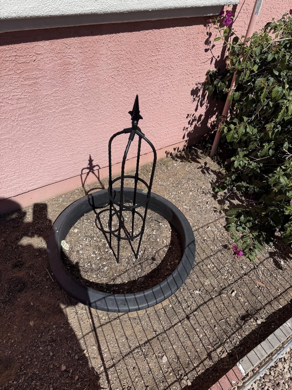 6.3FT, 100% Metal Thickened Garden Obelisk Trellis for Climbing Plants | 16mm Thick Steel Tubes, Sturdy Garden Trellis for Climbing Vines, Plant Support Stands for Potted Plants, Clematis, 1 Pack customer photo 2