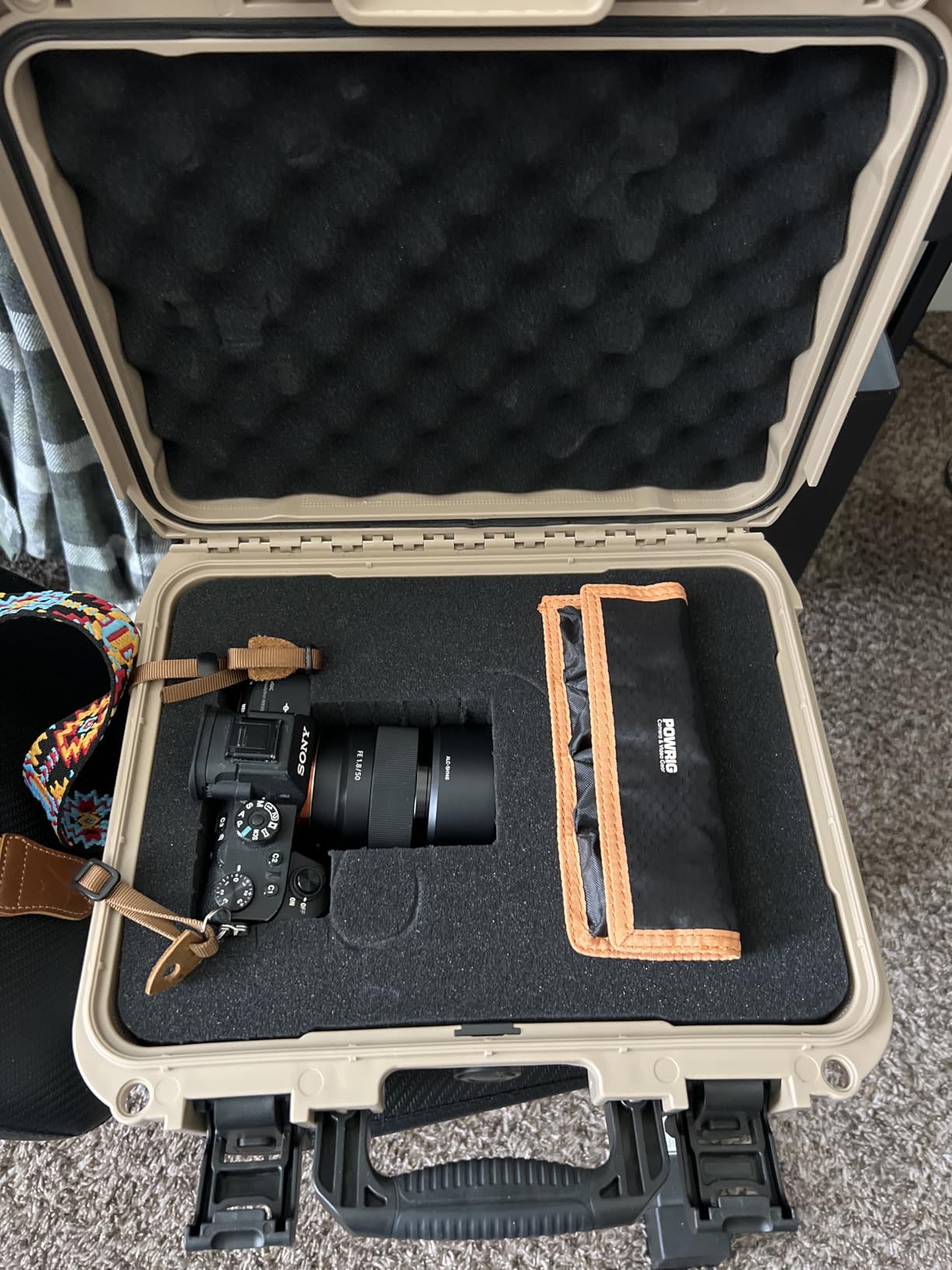 K&F CONCEPT Waterproof Hard Case, IP67 Protective Case with Pre-Scored Foam | Pick & Pluck Foam, Waterproof, Dustproof, Shockproof, HardShell Case for Camera & DJI Drone & Equipment Storage, BC01 customer photo 2