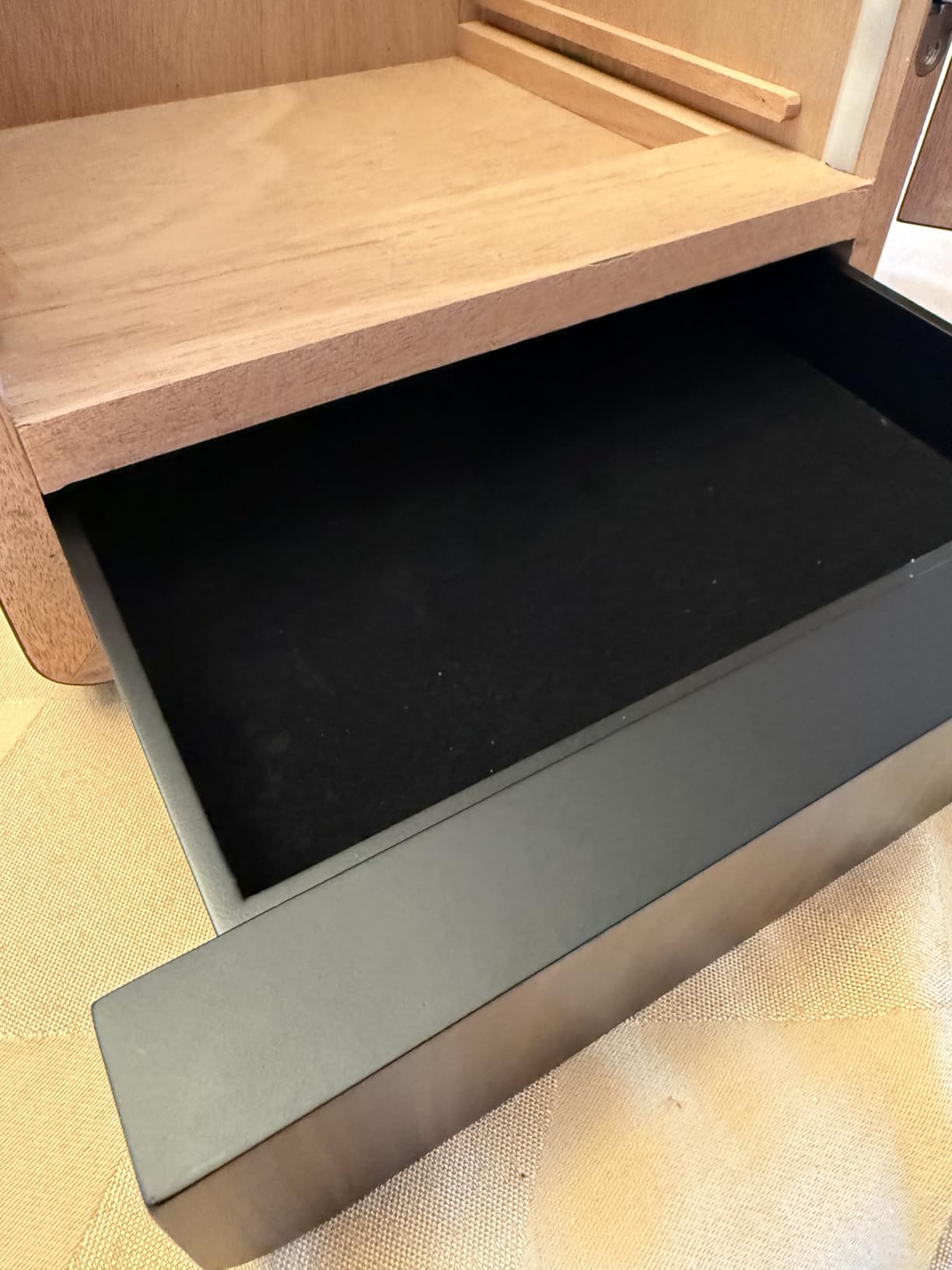 Flauno Electric Humidor Cabinet for Cigars, Dual-Fan Humidity Circulation System, Spanish Cedar, 80+ Cigar customer photo 1
