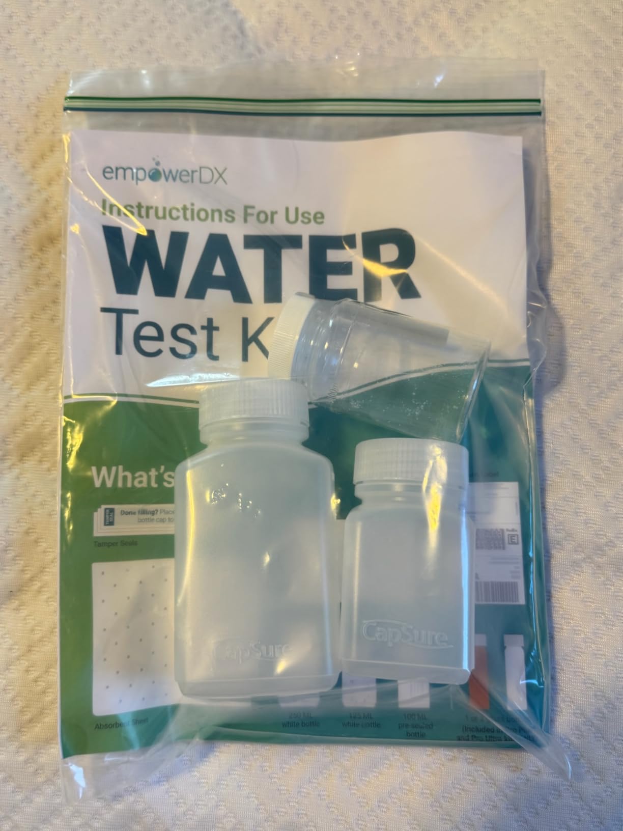 empowerDX Pro Water Test | All Drinking Water | 60+ Parameters Tested Like Lead, Heavy Metals, Bacteria | At-Home Kit | EPA & NELAP Certified | Results in 5 Days customer photo 2