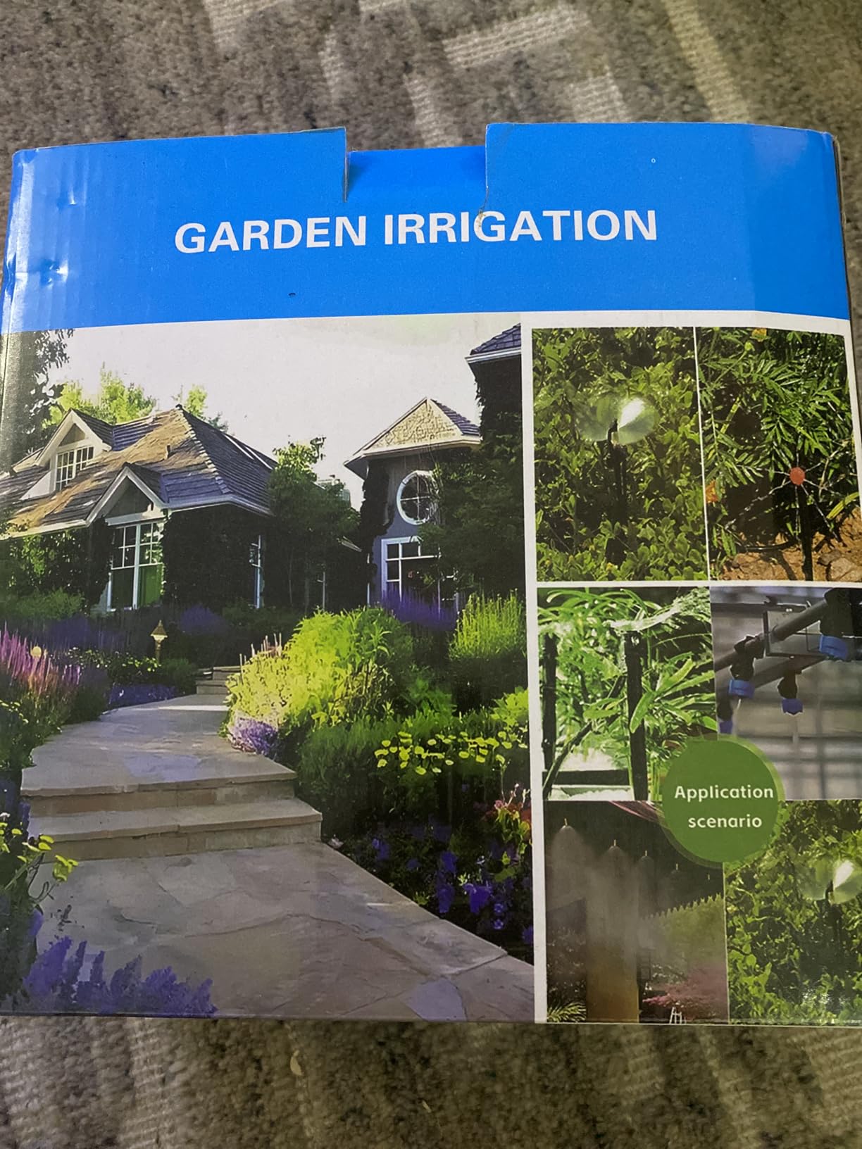 Drip Irrigation System 230FT Quick-Connect Drip Irrigation Kit with 1/4 inch 1/2 inch Irrigation Tubing Hose and Accessories for Lawn Raised Bed Greenhouse Plant Watering System customer photo 2