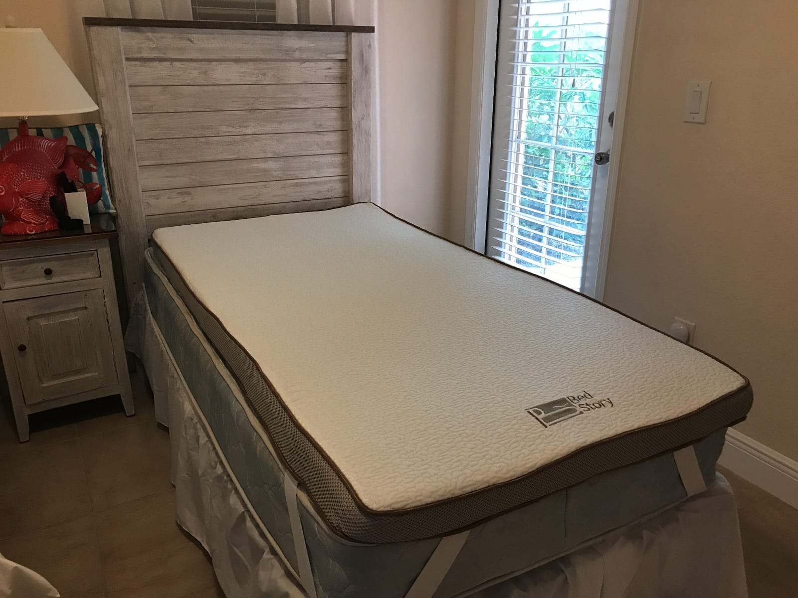 BedStory Cooling Mattress Topper Queen Size, 3 Inch Gel Infused Memory Foam Topper with Cool-to-Touch Removable Cover, Pressure Relief & Deep Refresh Sleep, CertiPUR-US Certified customer photo 2