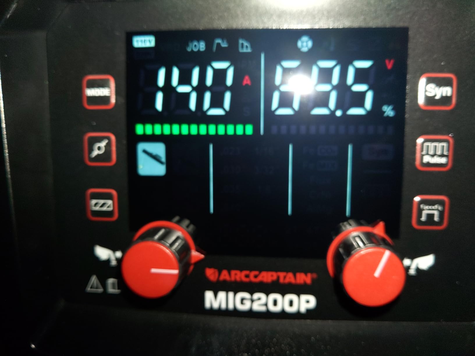 ARCCAPTAIN Pulse MIG Welder 200A Aluminum Welding Machine 110V 220V MIG200P | 7-in-1 customer photo 1