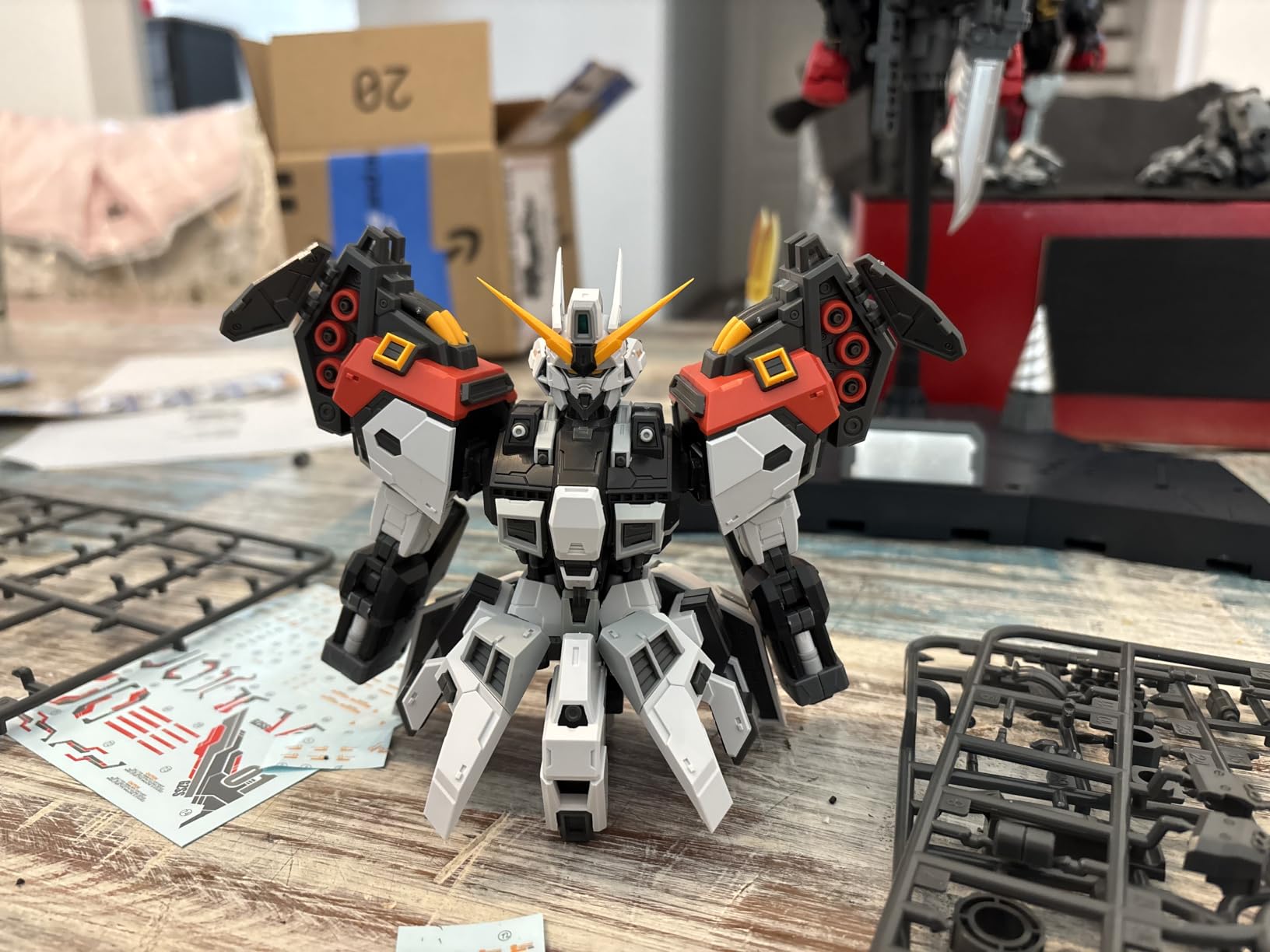 Pipigirl 1/72 Plastic Mecha Action Figures Kits, Moonlight Shadow, 9.0 in High, Model Kits to Build, Easy to Assembly Mecha Model customer photo 1