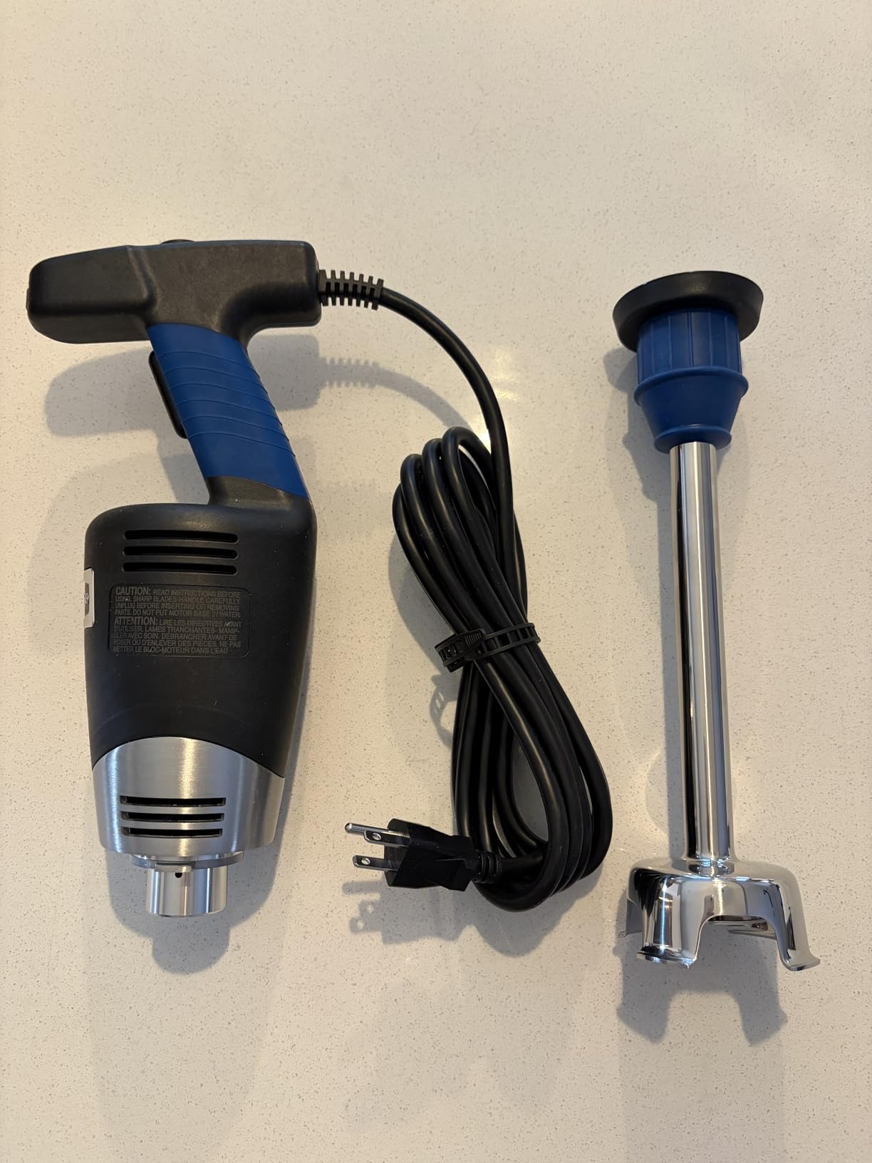 Waring Commercial Quik Stix Plus Immersion Blender, Variable Speed, 10 in Removable Shaft, for Professional Hand Blender for Kitchens & Restaurants, WSB40X customer photo 1