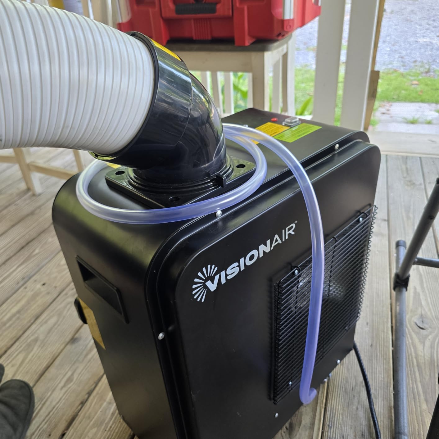 Perfect Aire Spot Cooler Portable AC Air Conditioner 7,000 BTU with Adjustable Air Flow, 360° Wheels, Continuous Drainage (6' Hose Included), for Outdoor Events, Workshops, Garages, and Patios customer photo 2