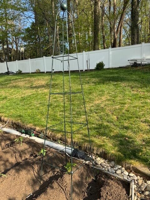 Vego Garden 7.8 ft Pyramid Obelisk Garden Trellis, Metal Rustproof Plant Support Rose Trellis, Tower Potted Cages for Flowers Fruits Vegetable Vines Indoor & Outdoor customer photo 1