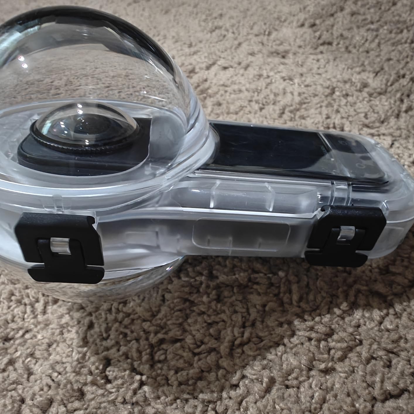 50m/164ft Invisible Dive Housing Case for Insta360 X3 - Waterproof Underwater Protective Shell, Clear Transparent Dive Cover with Bracket Accessories customer photo 1