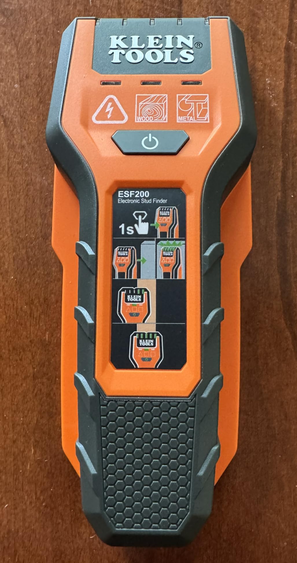 Klein Tools ESF200 Multi-Scan Stud Finder and Wall Scanner with LED Indicators, Fast Auto-Calibration, Detects Wood, Metal, and Live AC, One-Handed Operation, Compact Wall Detector customer photo 2