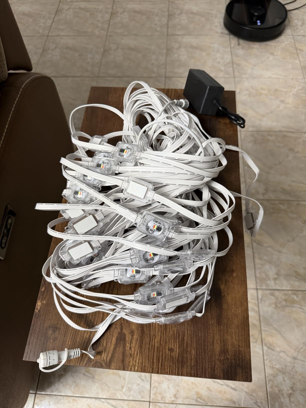 Permanent Outdoor Lights 100FT, RGB+IC Smart Outdoor Lights for House, App & Voice Control, Waterproof Outdoor Eave Lights for Christmas Holiday Patio Yard Decor customer photo 1