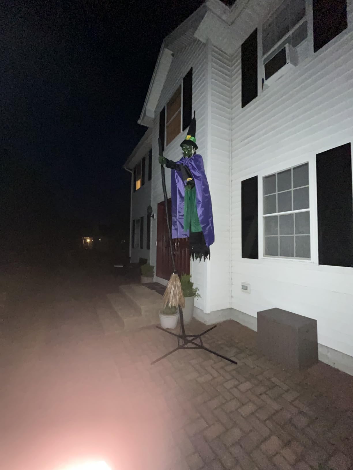 Halloween Decorations Outdoor - 12 Ft Animated Hovering Witch Animatronics with Sound & Touch Activated Sensor customer photo 2
