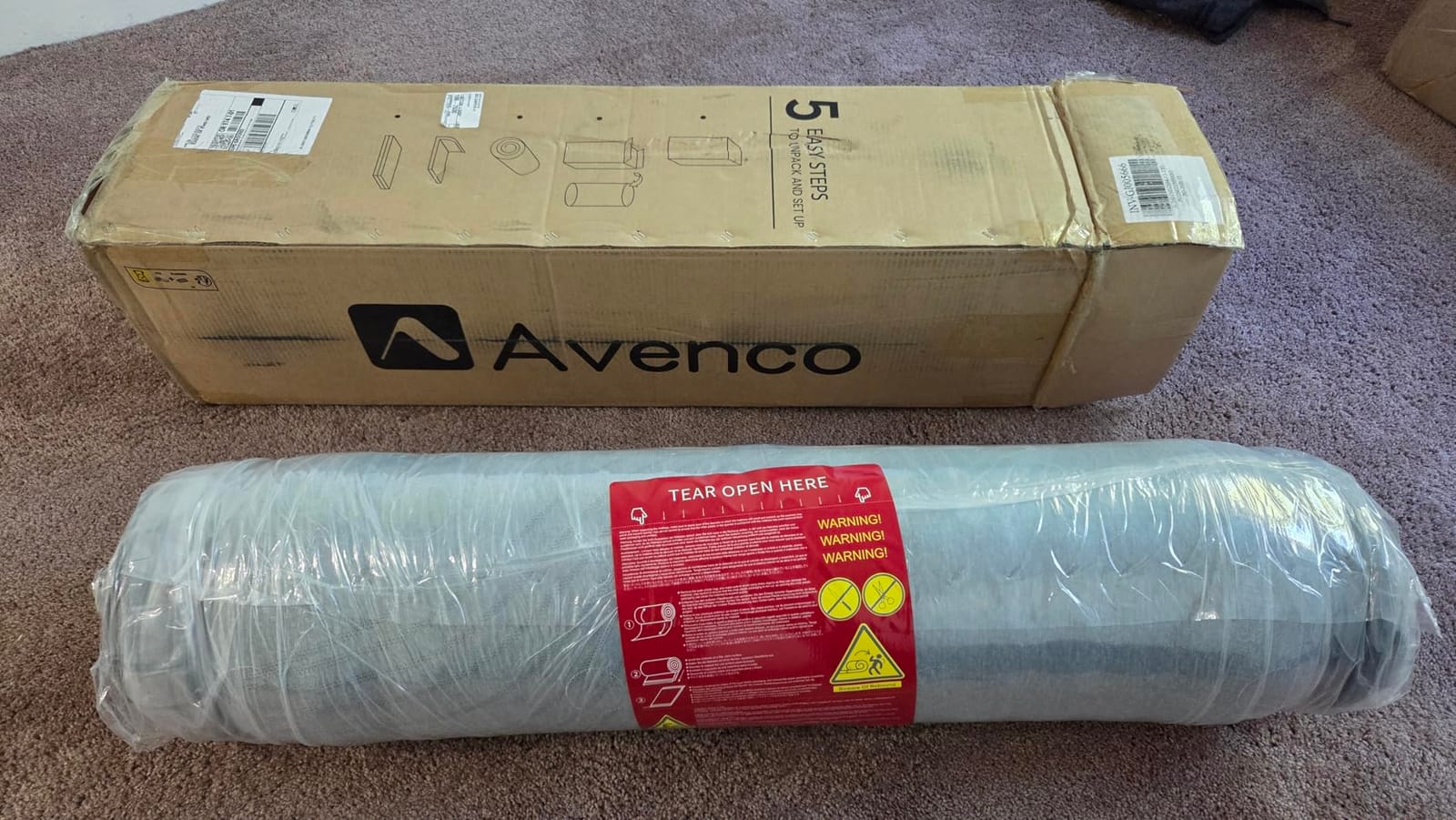 Avenco Queen Size Mattress 14 Inch, Luxury Hotel-Level Cooling Hybrid Mattress with Dual NanoGEL Memory Foam, Smarts Coil for Motion Isolation & Extra Back Support, Pressure Relief, CertiPUR-US customer photo 1