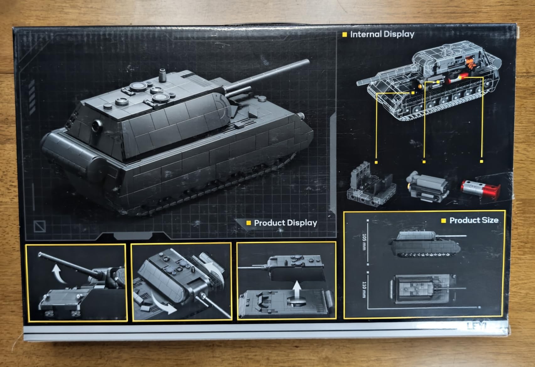 WW2 Collectible Panzer VIII Maus Heavy Tank Building Set customer photo 2