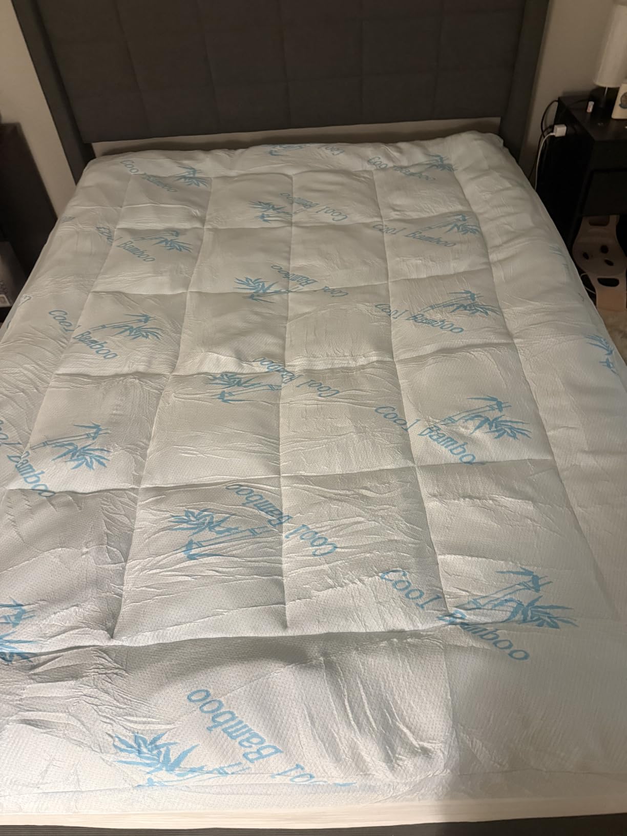 DOWNCOOL 100% Waterproof Queen Mattress Topper, Viscose Derived from Bamboo | Cooling Pillow Top Memory Foam Mattress Topper for Hot Sleepers, Deep Pocket Fits 8-21 Inch customer photo 2