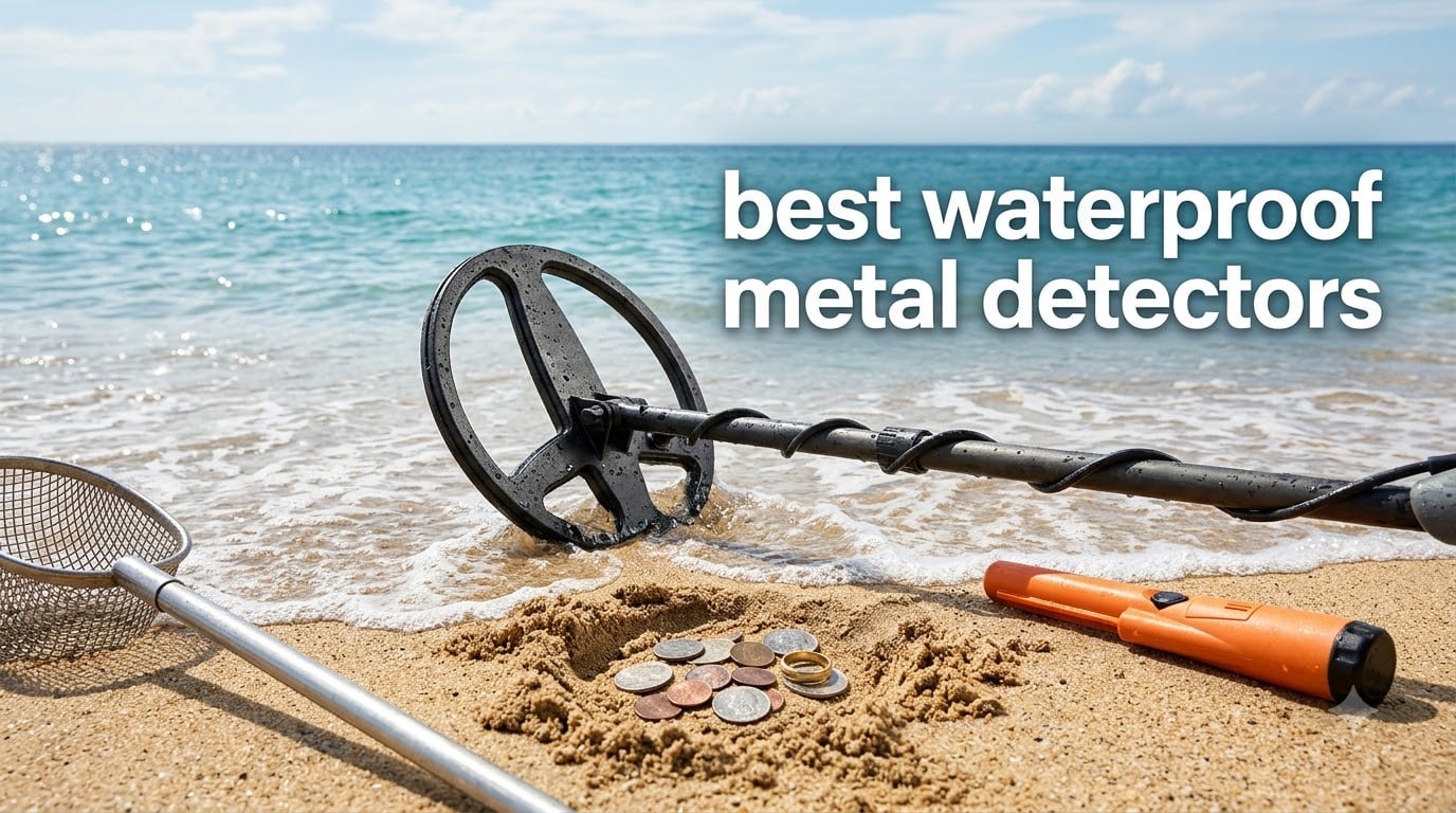 best waterproof metal detectors