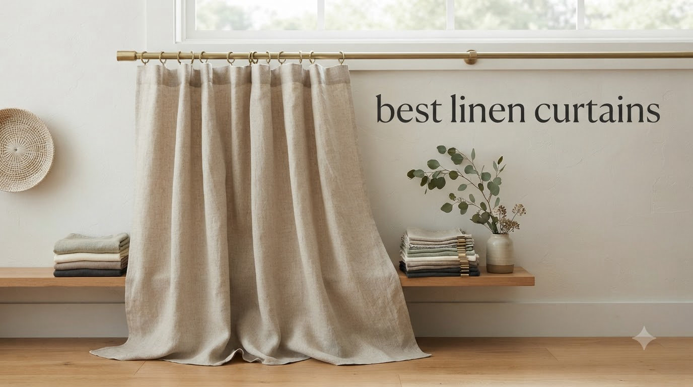 best linen curtains