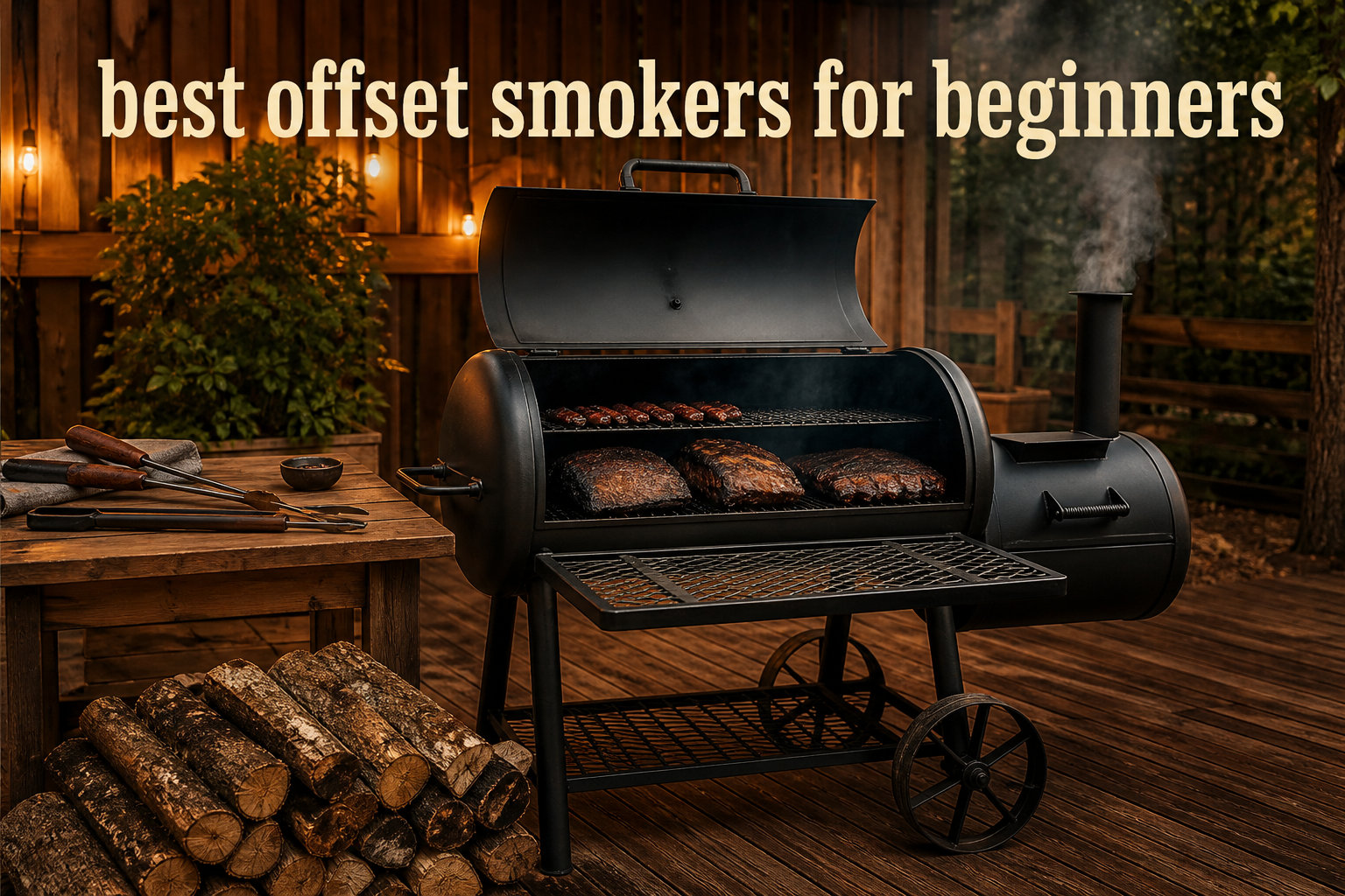 best offset smokers for beginners