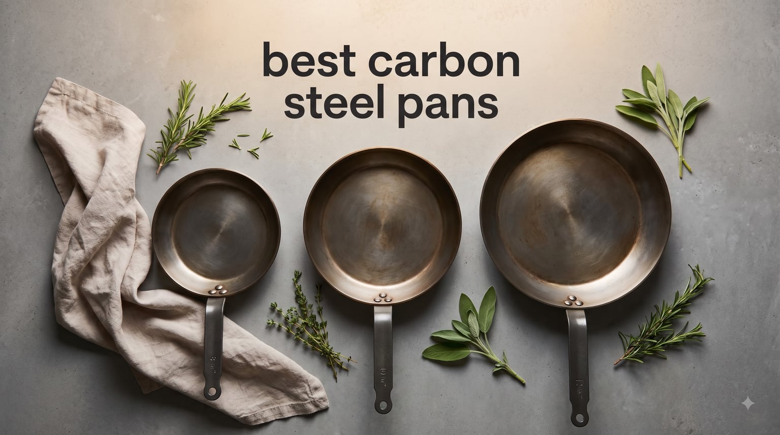best carbon steel pans