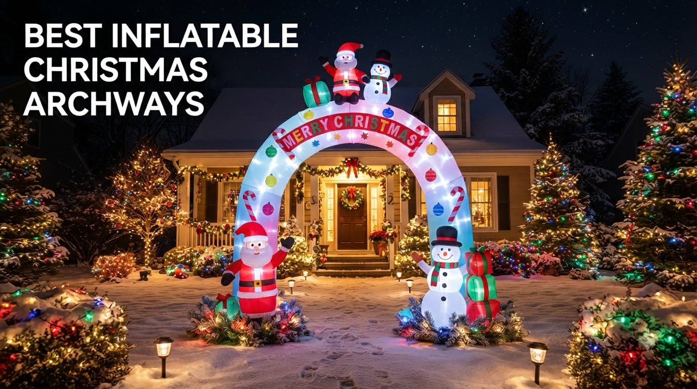 best inflatable christmas archways