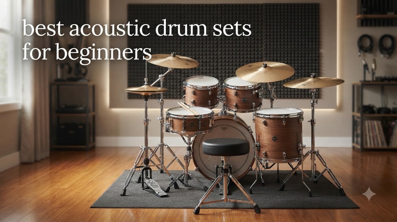 best acoustic drum sets for beginners