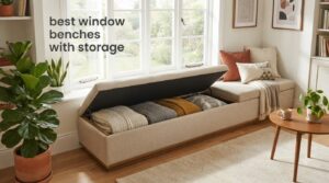 best window benches with storage