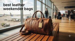 best leather weekender bags